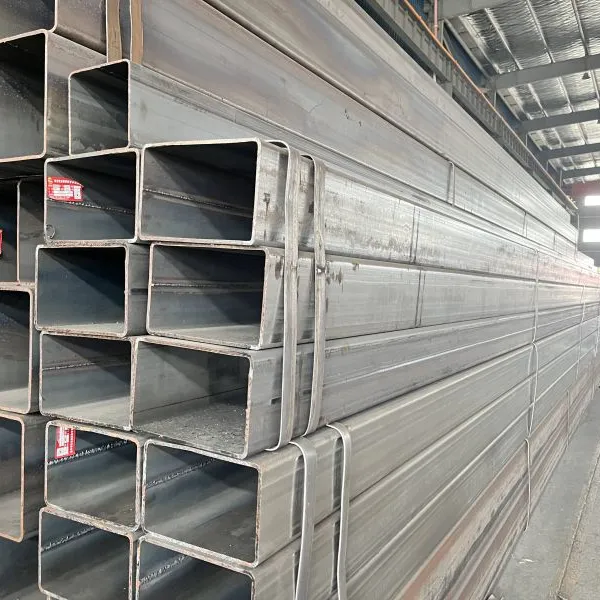 ASTM A106 A36 A53 Q235B Hollow Section Iron Rectangular Pipe Carbon Steel Square Tube Price photo-2