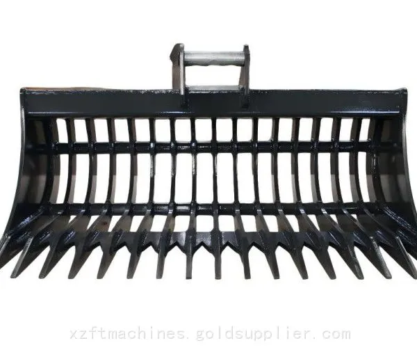 MS03 Heavy Duty Sieve Rake Bucket Skeleton Bucket for Excavator Soil Screening photo-2