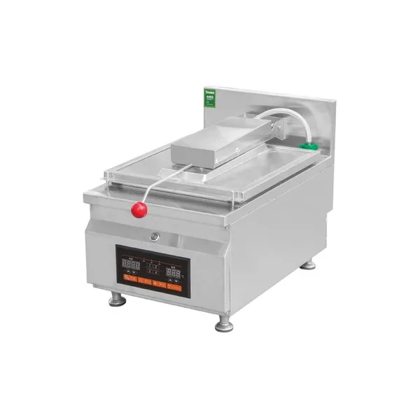 Commercial Induction Dumpling Pan Wok Smart Temperature Control for Restaurant Kitchen