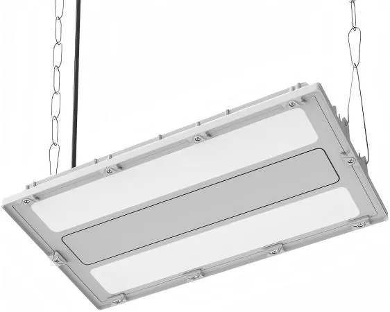LED Industrial and Mining Lights, Strip Flat Panel, Factory Workshop, Warehouse, Waterproof, Dustproof, Three-proof