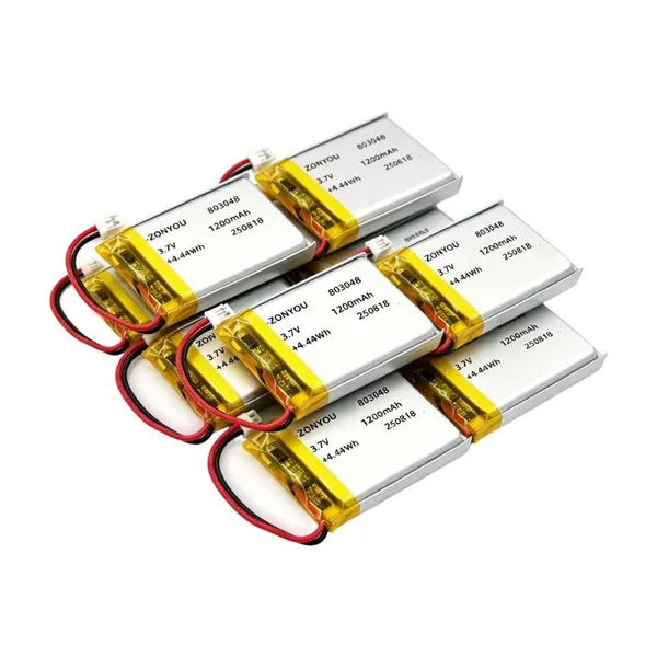Factory Direct Sale 1200mAh Pouch Cell 803048 Lithium Polymer Battery 3.7V for Electronic Tools photo-2
