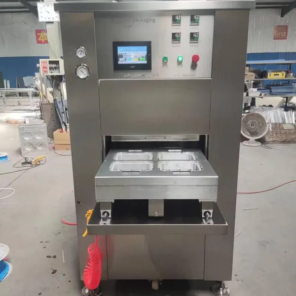 Modified Atmosphere Packaging Machine for Locking Freshness of Chilled Meat in Sealed Boxes, Vacuum Packaging Sealing Machine for Preserving Beef and Mutton