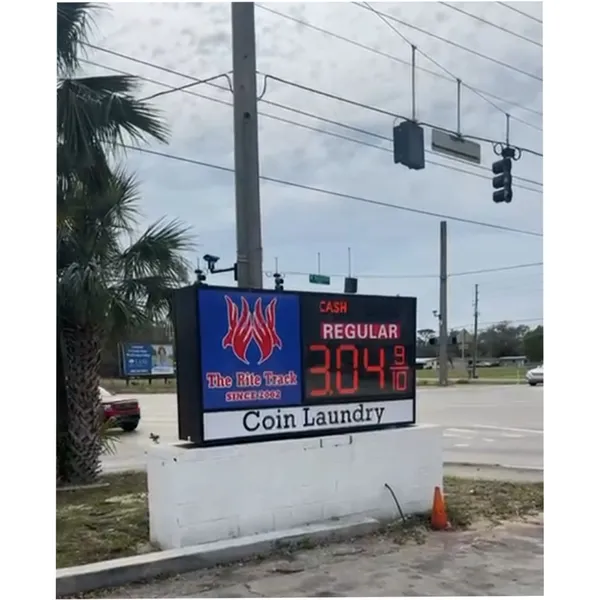 High Quality 8.889/10 LED Led Display Price Gas Station With REGULAR DIESEL UNLEADED photo-5