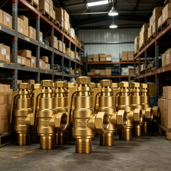 Marine External Thread Bronze Right-Angle Steam Safety Valve CBT3192 for Boiler Systems