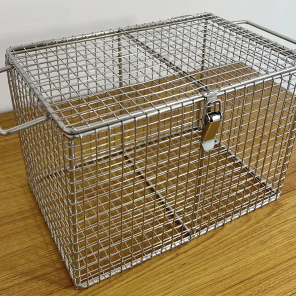 Stainless Steel Mesh Basket 220V Ultrasonic Cleaner Compatible 304 1.5mm Wire 5mm Mesh photo-3