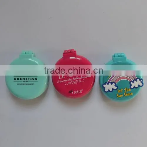 Pocket Mirror With Hairbrush