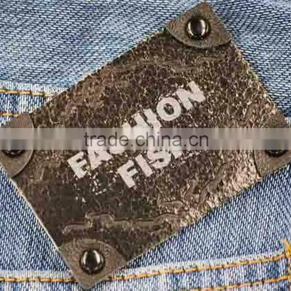 Cheaper Supreme Quality Fashion Leather Patches for Jean photo-3