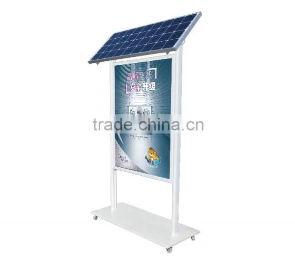High Quality Unique Snap Frame Energy Saving Solar Led Light Box