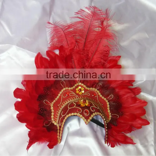 Beautiful Headdress With Ostrich Feather for Girls/women/ladies photo-4