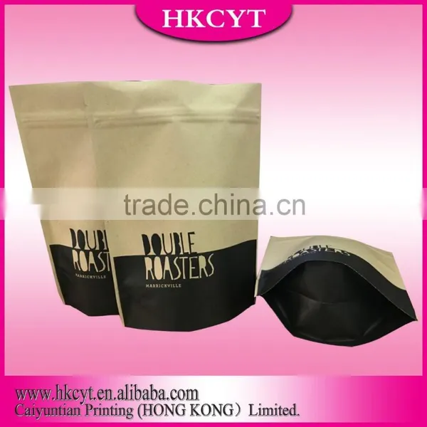 Gravure Printing Compatible Printing Brown Kraft Paper Bag photo-5