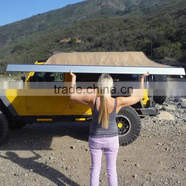 New Product Travel Camping Folding Car Roof Tent Car Side Awning Roof Top Tent photo-3