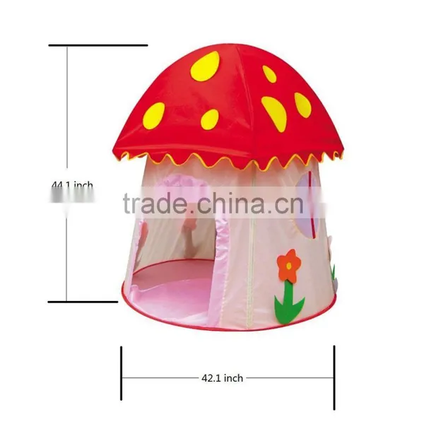 Beautiful Mushroom Children Toy Play Tent Playhouse Kids Princess Castle Game Play Mushroom Tent photo-3