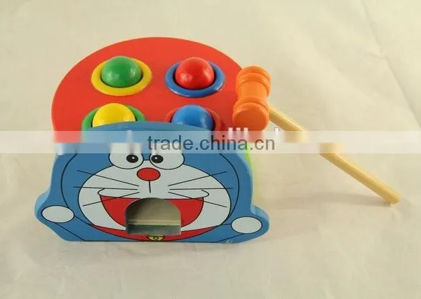 Wooden Impact Hammer Bench Toy