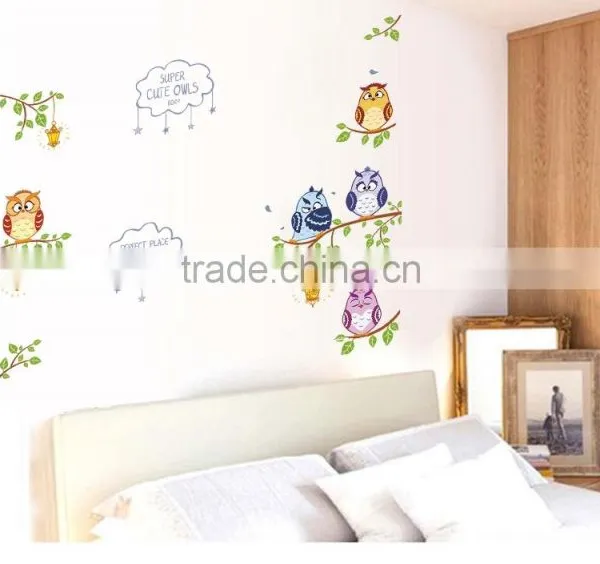 ALFOREVER Super Cute Owl Decals,cut Owl Sticker photo-3