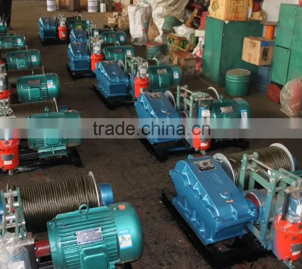wire rope pulling electric winch ,electric rolling machines ,cable pulling machine