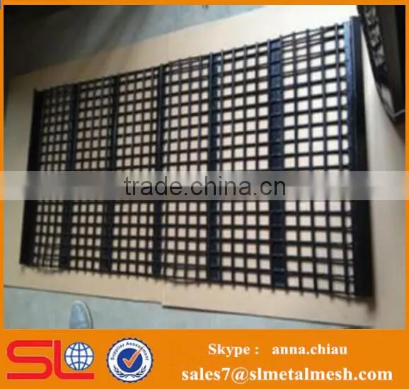 Reinforced Stainless Steel Cable and Kevlar Rope polyurethane screen mesh