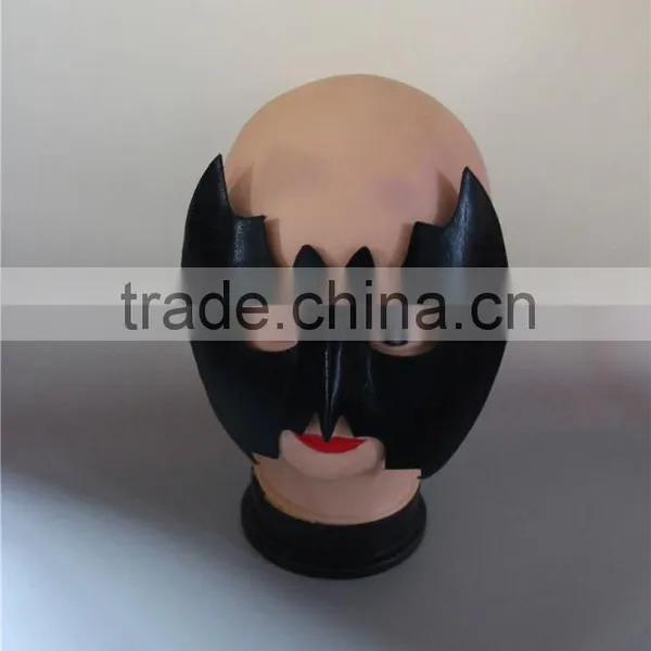 Black Plastic Masquerade Batman Mask For Venetian Party photo-3