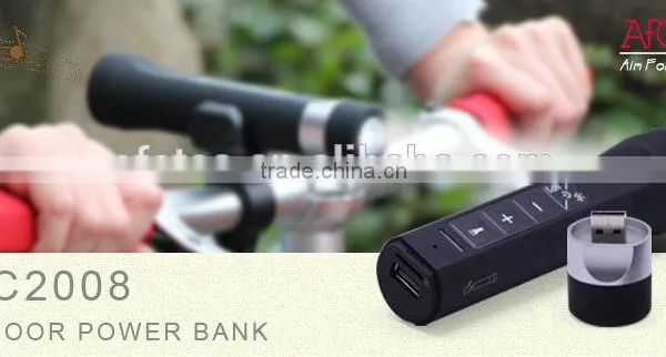 Outdoor Bluetooth Speaker 2600mAh Power Bank With Led Torch photo-4