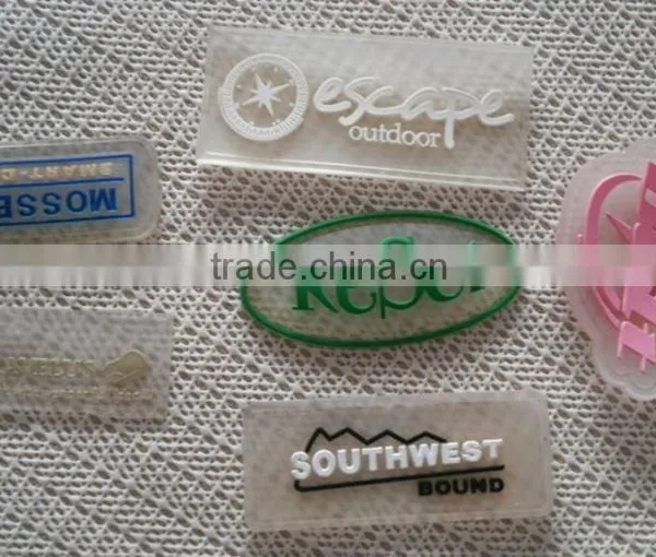 Custom 3D PVC Transparent Label