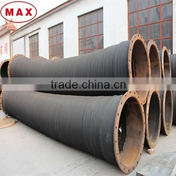 12 Inch Flexible Pump Used Rubber Water Hose With Steel Flanges photo-2