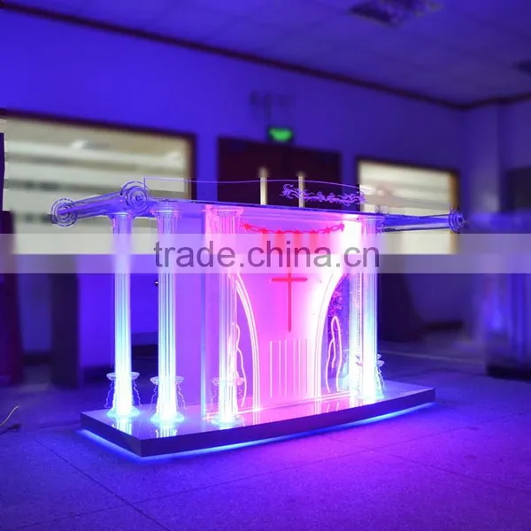 Experienced Produce Acrylic Led Church Pulpit Designs photo-2