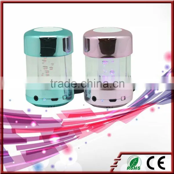 Wireless Rechargeable Mini Portable Bluetooth Speaker With LED Light photo-4