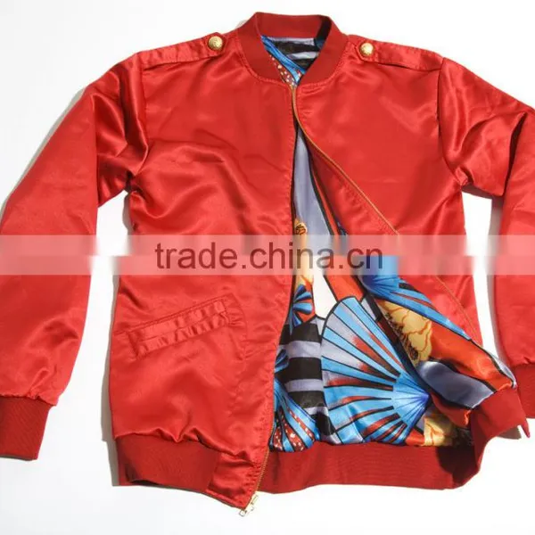 Satin Jacket,custom Satin Jacket,fashion Satin Jacket photo-4