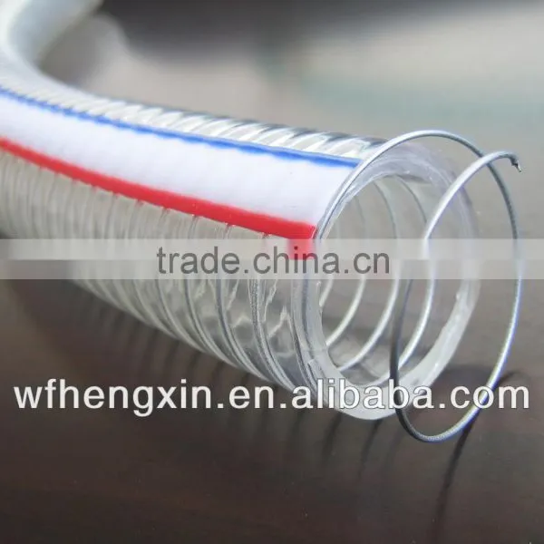2014 Hot New Pvc Spiral Steel Wire Reinforced Hose photo-3