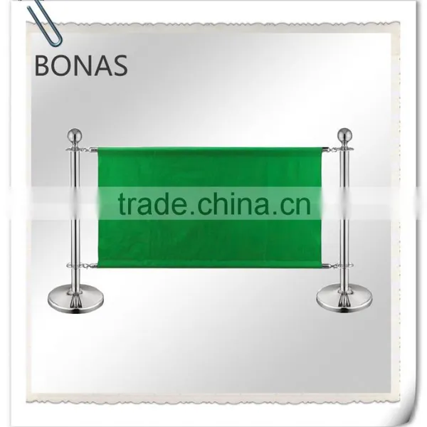 Used Qualified Stainless Steel Sranchion, Queue Stand Rope Barrier