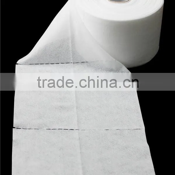100% Cotton Spunlace Nonwoven Cleaning Wipes Salon Towels Rolls photo-2