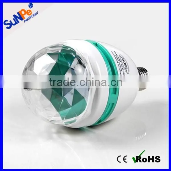 12V OEM E27 White Self-Rotating LED Disco Light Bulb For Home Party Light Night photo-6