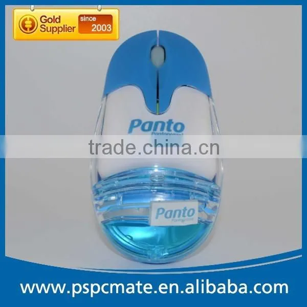 Computer Gift 2.4G Rechargeable Wireless Liquid Aqua Mouse With Usb Mini Receiver photo-5