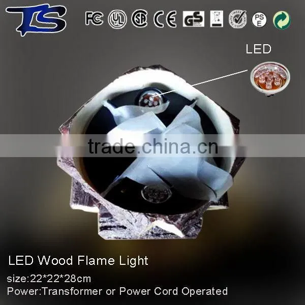 2016 New Design 12v Party LED Aftifical Wood Fire Flame Light in Red Cloth photo-4