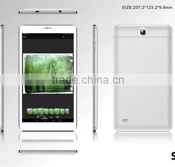 8" MSM8916 Quad Core+4G LTE+WIFI + BT+GPS