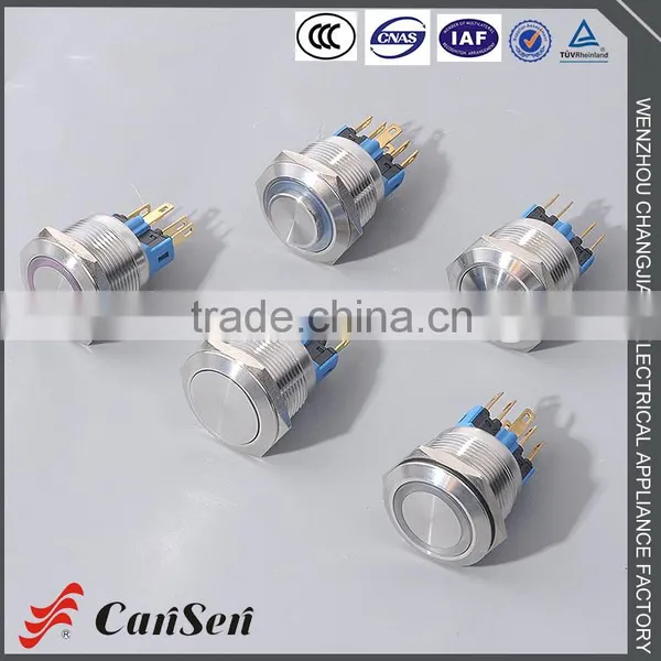 Classical 19mm Momentary Custom Pushbutton Switch photo-2