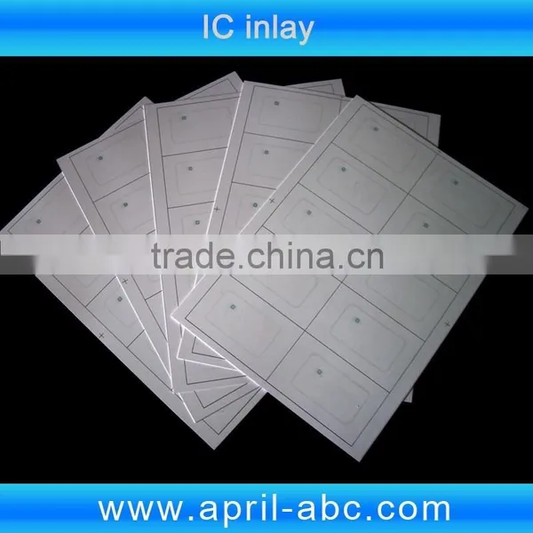 M1 Rfid Inlay S50 A4 Sheet id Card Material Inkjet Plastic Pvc Sheet