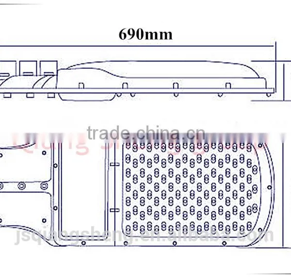 OEM Die-casting Manufacturer Housing Cover Aluminum Led Street Light Housing photo-3