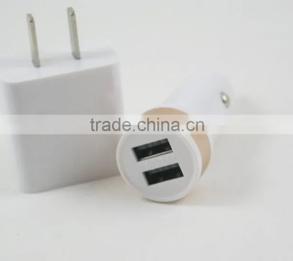 1 Set CN 2 in 1 Kit Charger 1 Pcs EU/US Plug +1pcs Car Charger Kit for IPhone 4 4S 3GS 3G IPod Touch photo-4