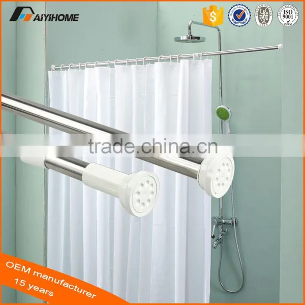 Strong OEM Service Metal Extendable Bathroom Shower Curtain Rod photo-2