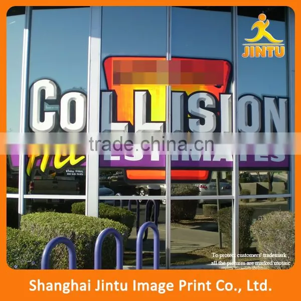 PVC Window Sticker Poster Custom Digital Printing For Advertising