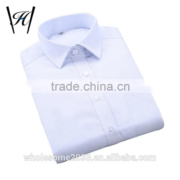 100%cotton Cool Short Blue Mens Button Down Shirts