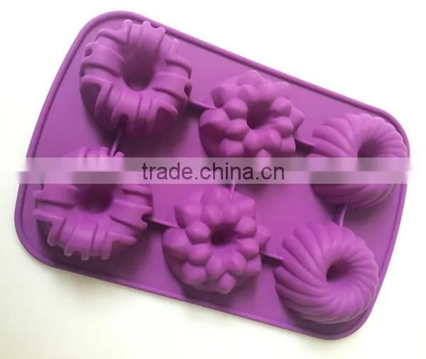 Handmade Craft Flowershaped Silicone Mold for Soap Quality Choice