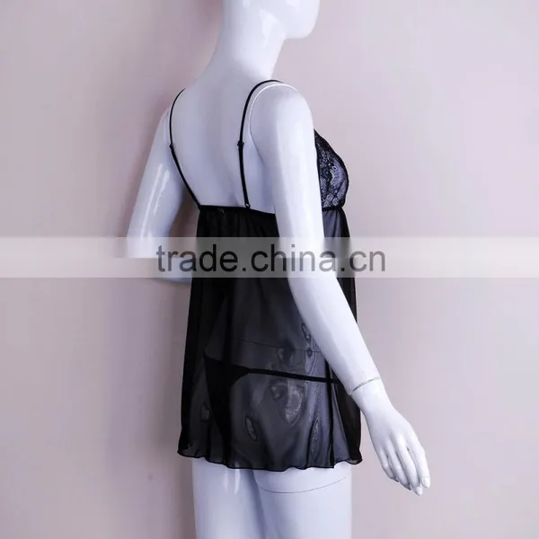 Clear Chinese Style Mature Women Sexy Lingerie Open Sexy Women Mature Transparent Lingerie photo-5
