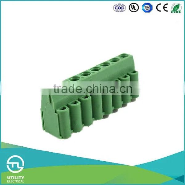 UTL Factory Direct China 5mm Europe Type Pcb Screw High Temperature Ceramic Screw Terminal Block 15A 300V photo-3