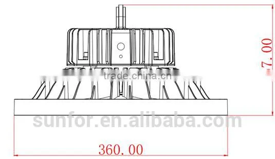 Led Industrial High Bay Light 200W Cast Aluminm With 5 Years Warranty LED Highbay photo-4