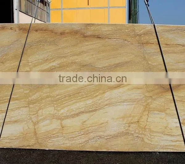 Natural Quarzite Slab - Golden Macauba photo-2