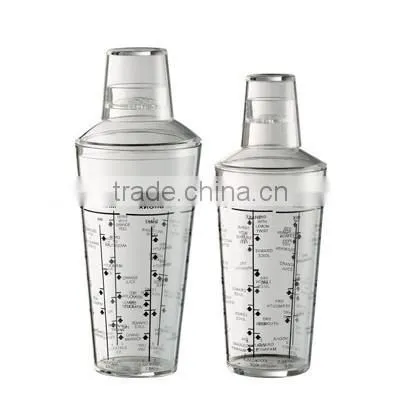 Acrylic Cocktail Shaker With Cap