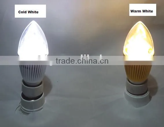 3W Dimmable Led Candle Bulbs E14 B15 B22 E27 Base Available (CE& Rohs) photo-5