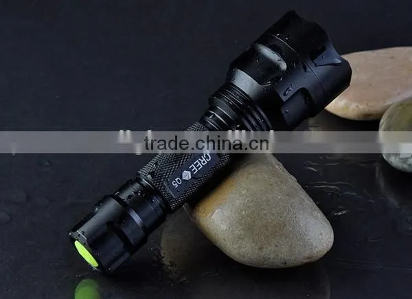 POPPAS C8 High Power 10W 500 Lumens XML T6 Tactical Aluminum LED 1101 Police Flashlight photo-4