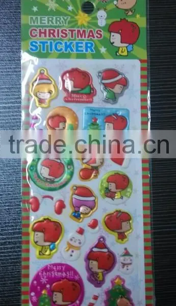 Puffy Sticker, Christmas Sticker